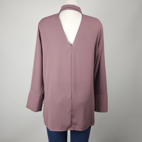 Dynamite Purple  Button Up Blouse - Picture 4 of 7